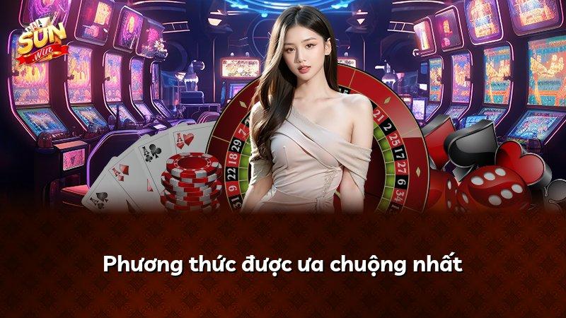 Phương thức được ưa chuộng nhất